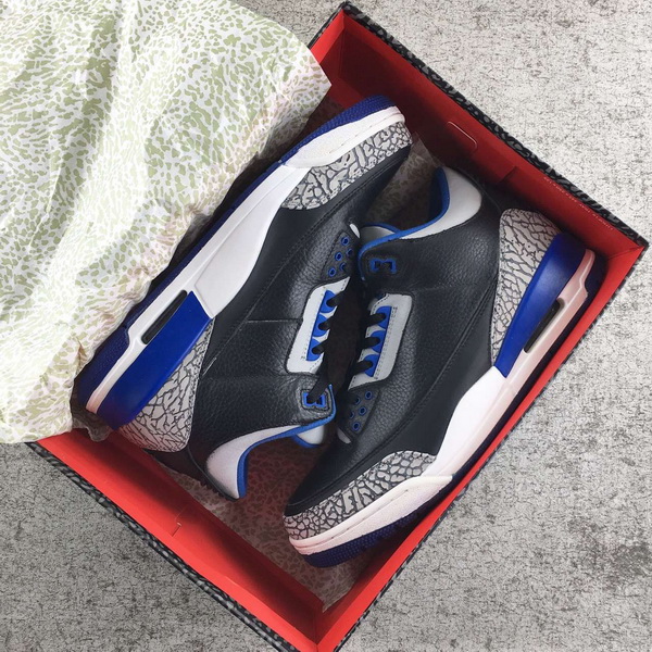 Authentic Air Jordan 3 Sport Blue